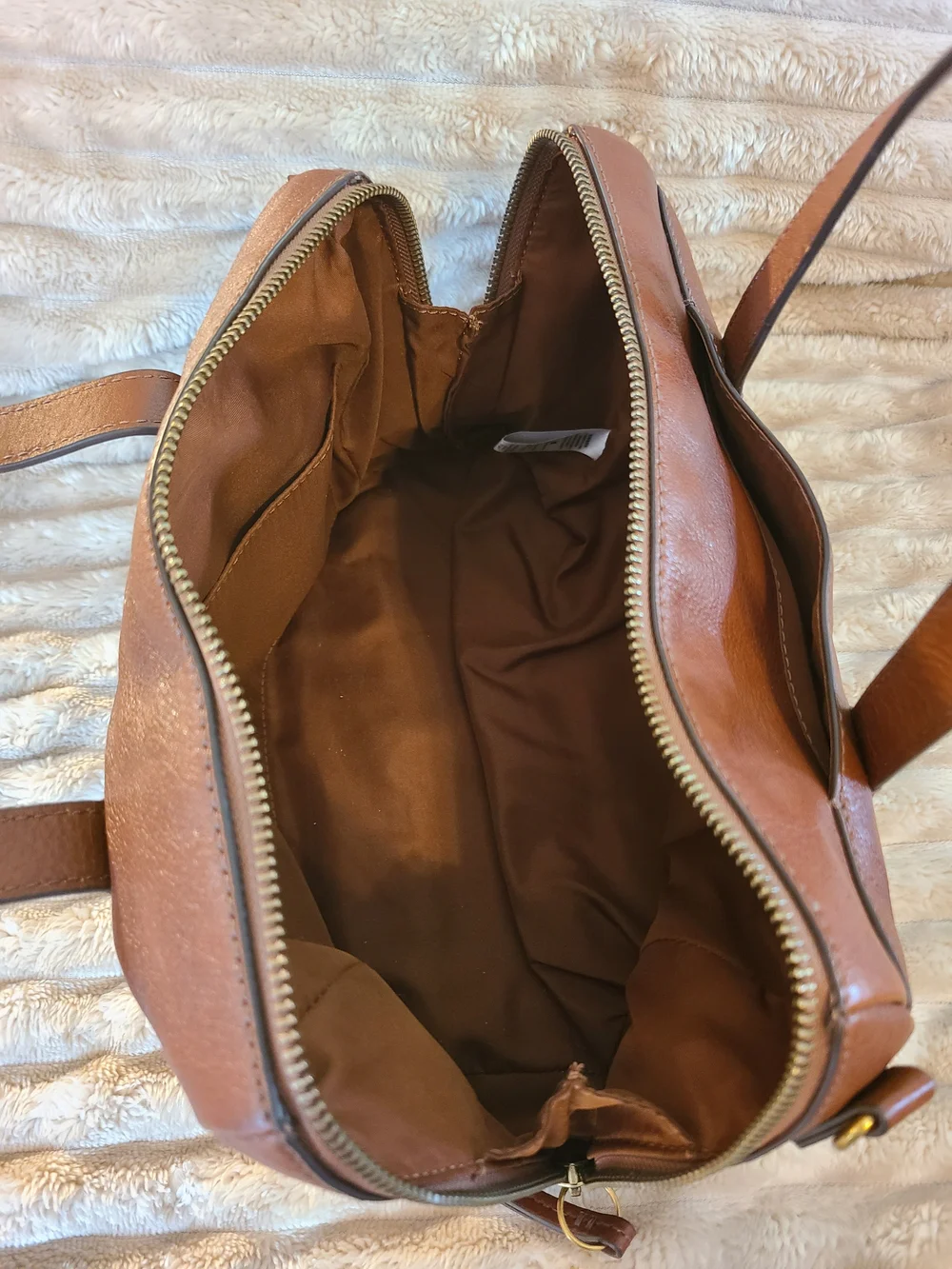 Authentic Fossil Sydney Satchel Bag Genuine Leather
